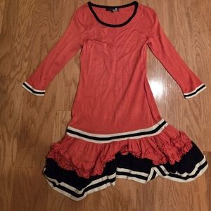 Love Moschino wool knit full sleeve sweater dress